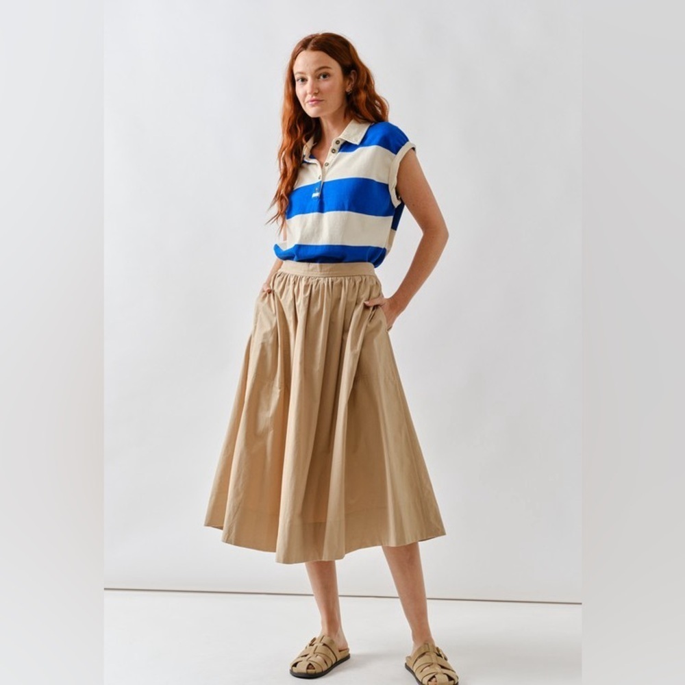 POPLIN SKIRT - Picture 2 of 9